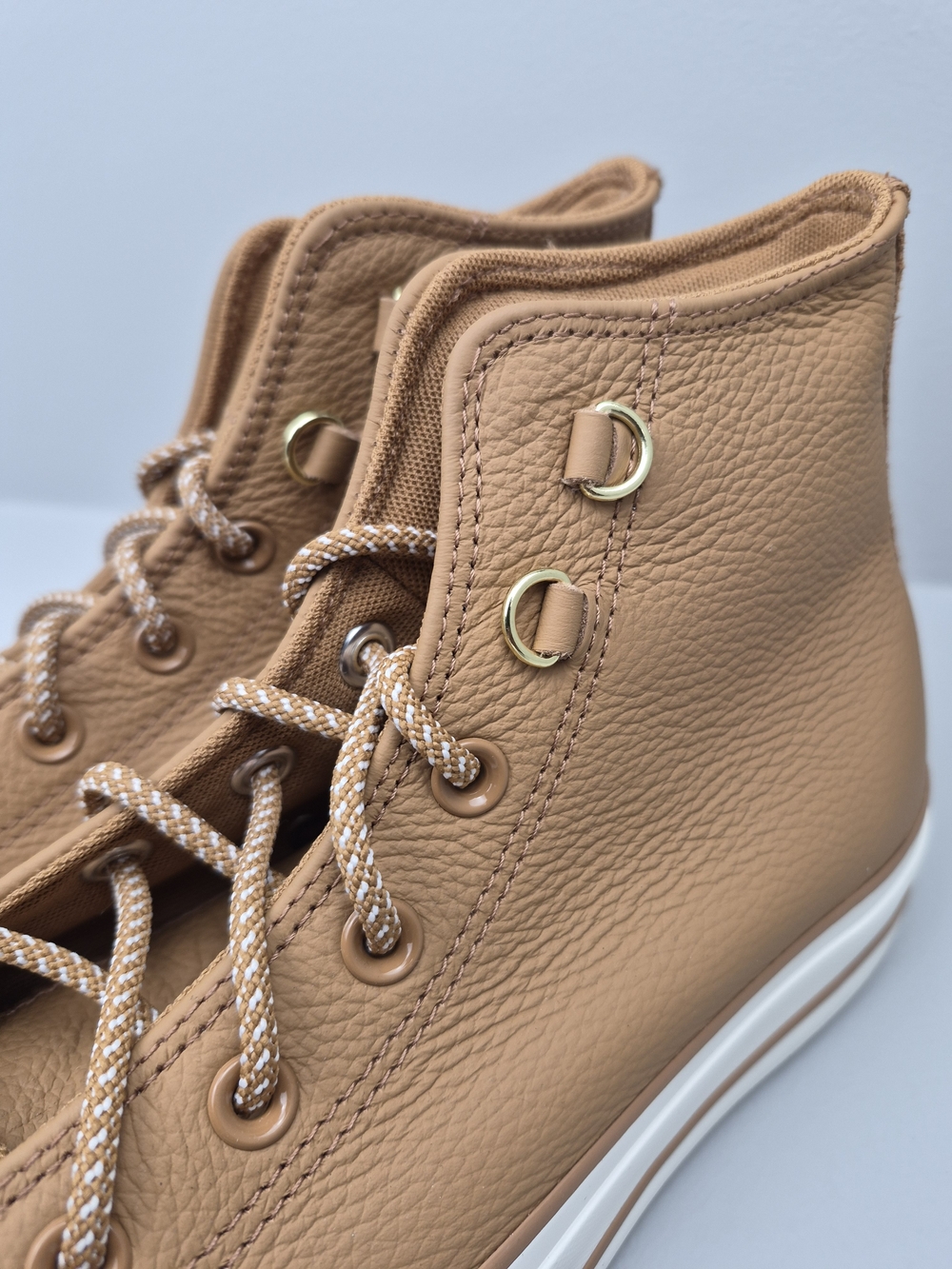 New Chuck Taylor All Star Lift Platform Glam Leather women's size 9 - Picture 11 of 12